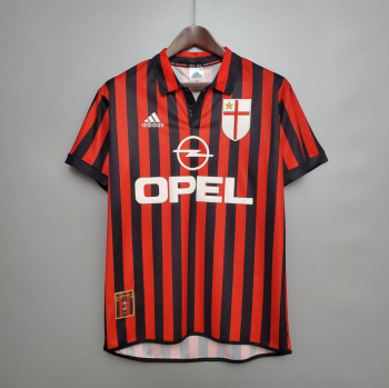 Ac Milan 1999 - 2000 Heimtrikot