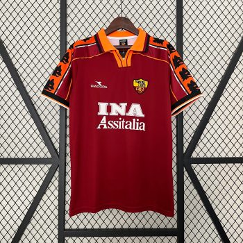 As Roma 1998 - 1999 Heimtrikot
